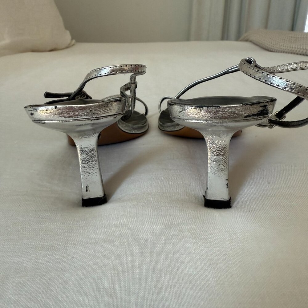 Tony Bianco Caprice Sandal - Silver, Size 7 - Picture 6 of 8